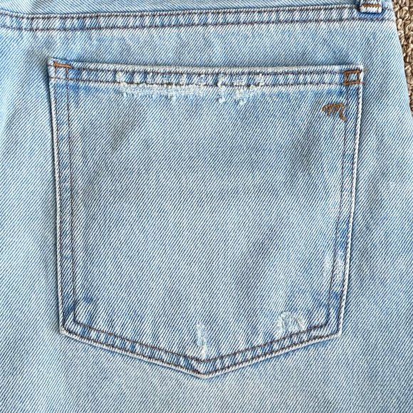 Madewell NWT Relaxed Denim Shorts, Light Wash W28 - Picture 6 of 13